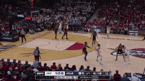 Jalen Brunson isolation vs. Donovan Mitchell in Game 3