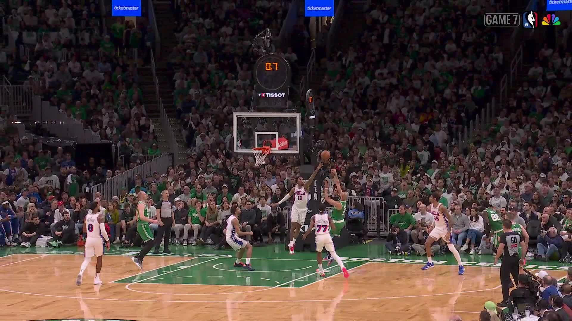Boston Celtics vs. Philadelphia 76ers - 2nd Half Highlights