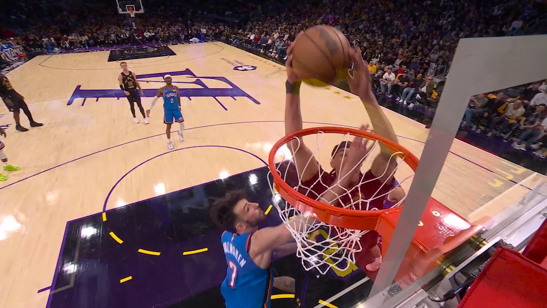 Jaxson Hayes with the dunk