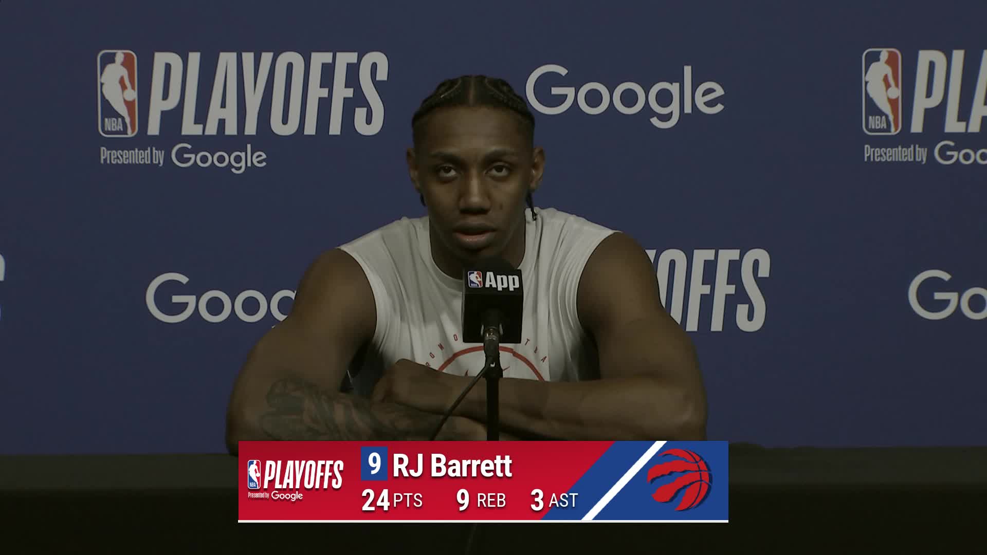 TOR 112, CLE 110: RJ Barrett Postgame Media Availability