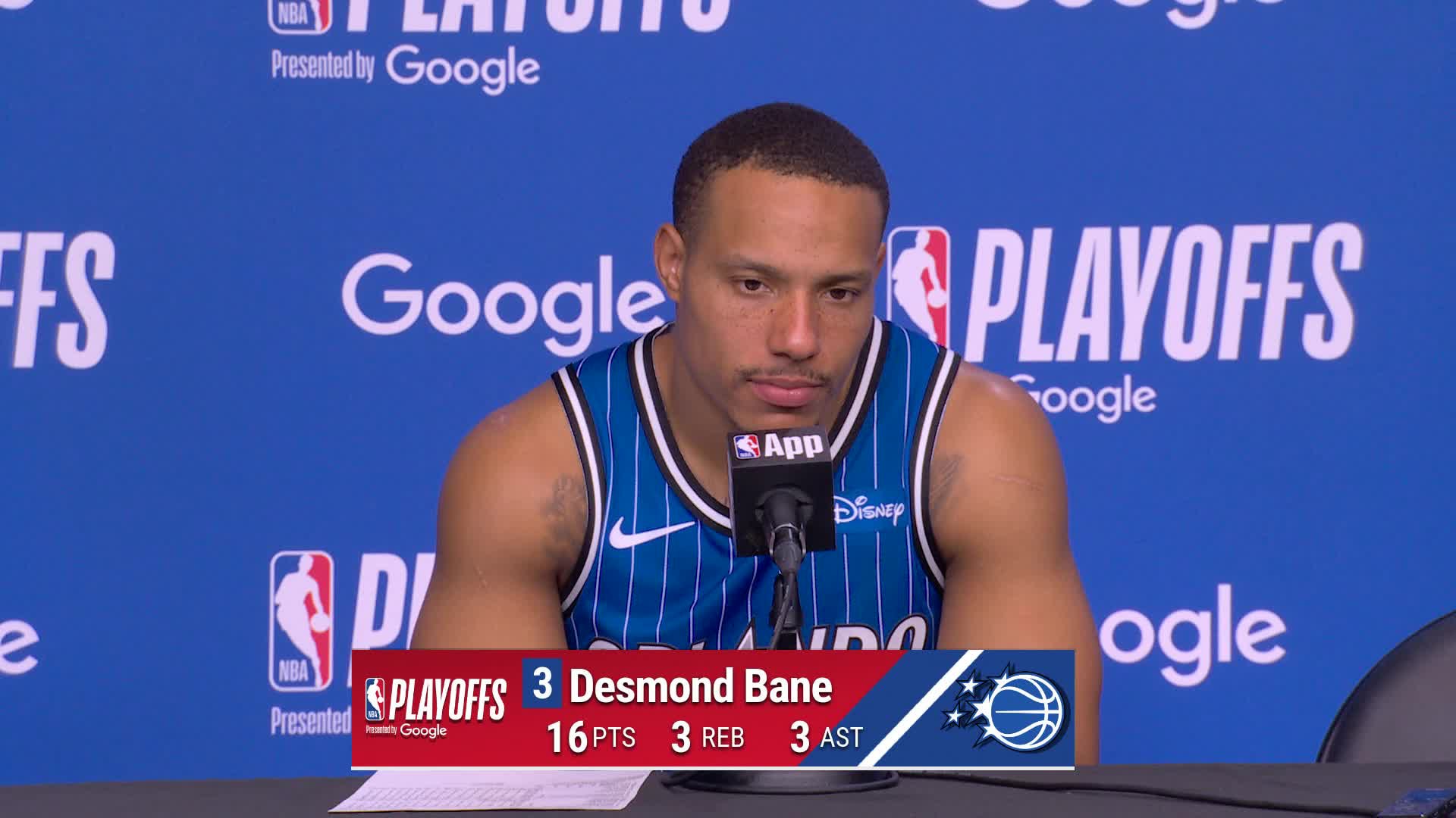 DET 116, ORL 94: Desmond Bane Postgame Media Availability