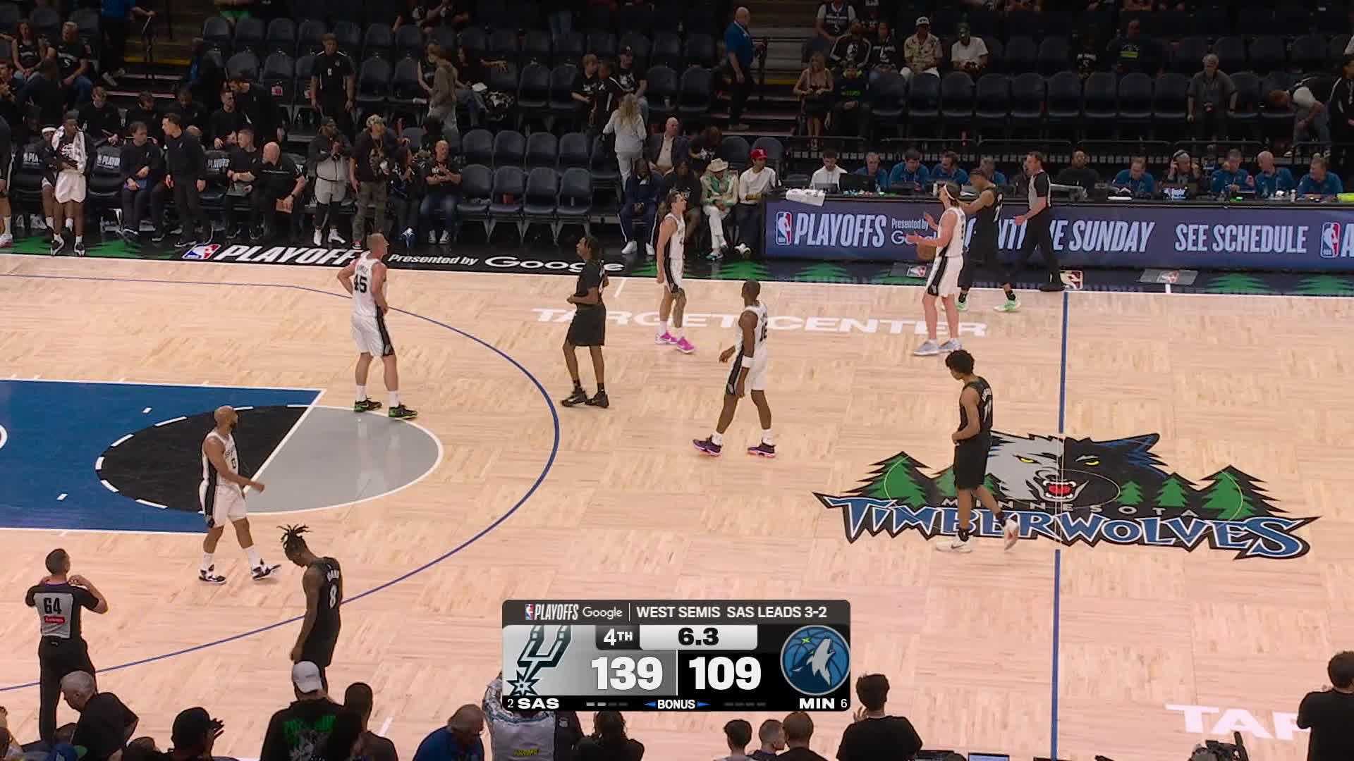 SAS vs. MIN Highlights