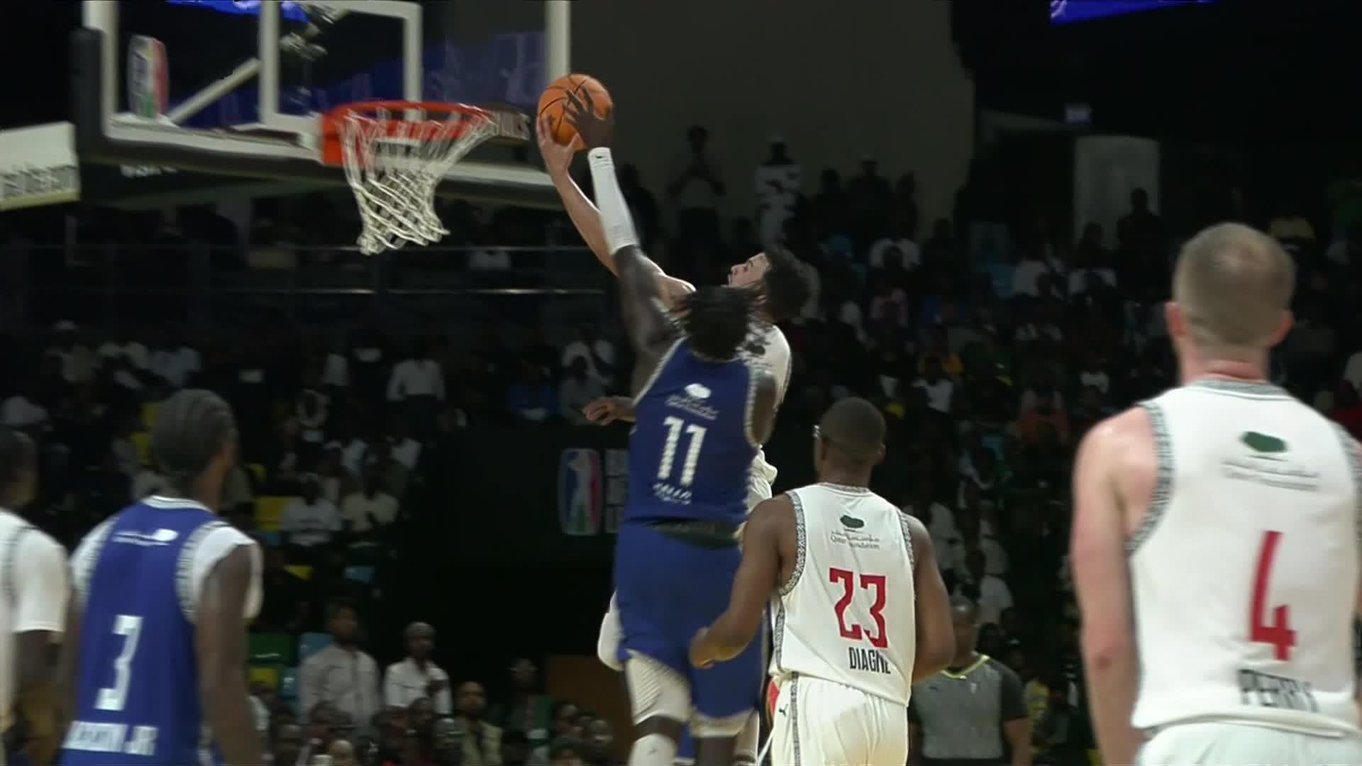 Mouhamadou Diagne with 6 Dunks vs. Rssb Tigers Rwanda