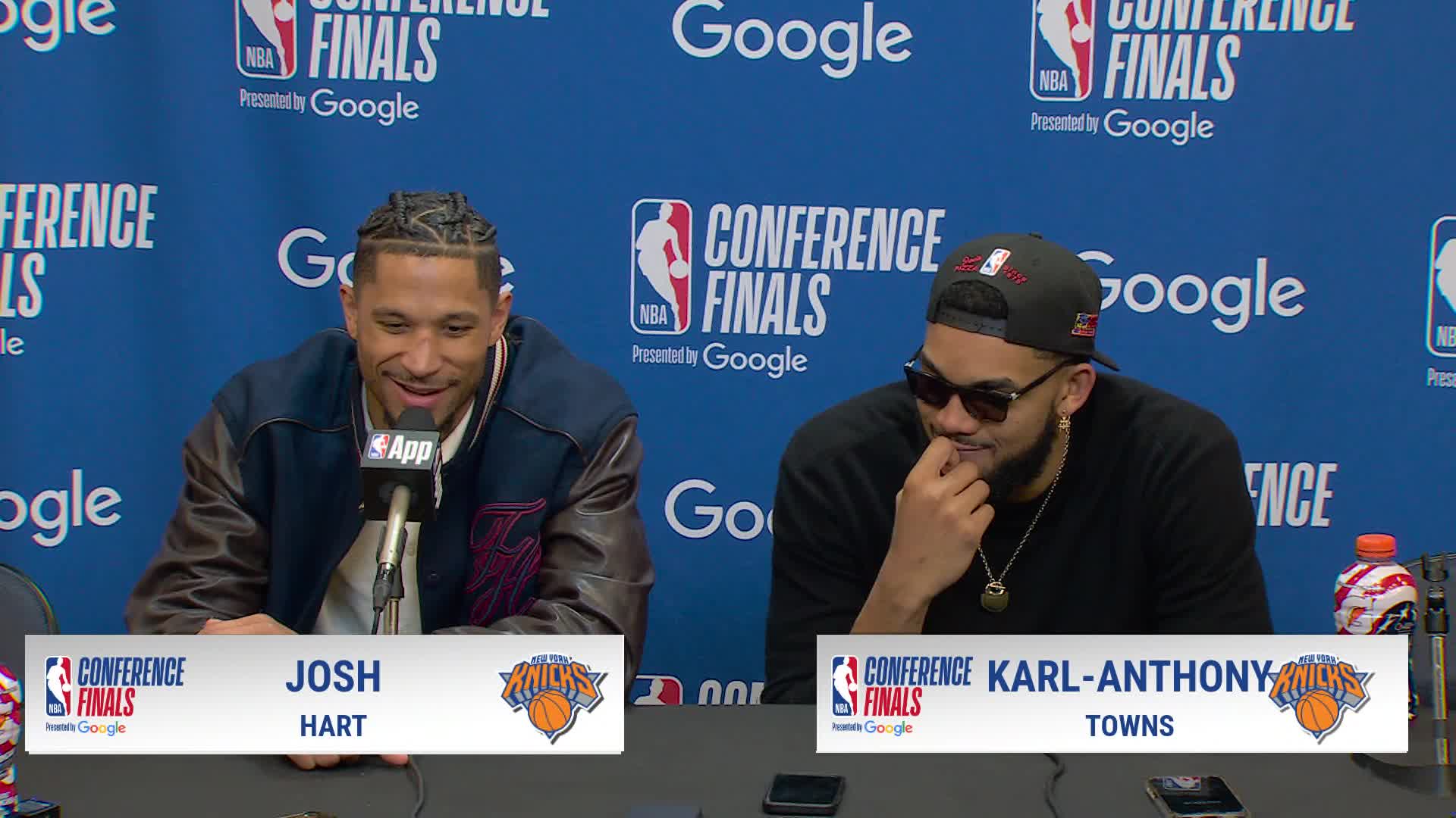NYK 109, CLE 93: Josh Hart, Karl-Anthony Towns Postgame Media Availability
