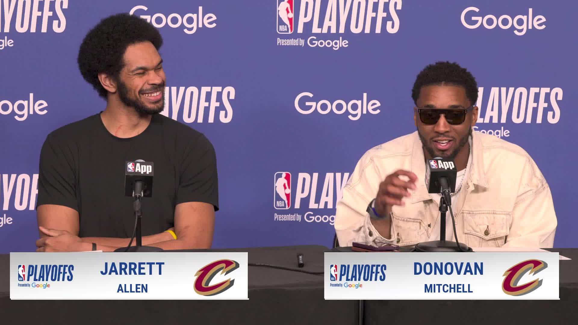 CLE 125, DET 94: Donovan Mitchell, Jarrett Allen Postgame Media Availability