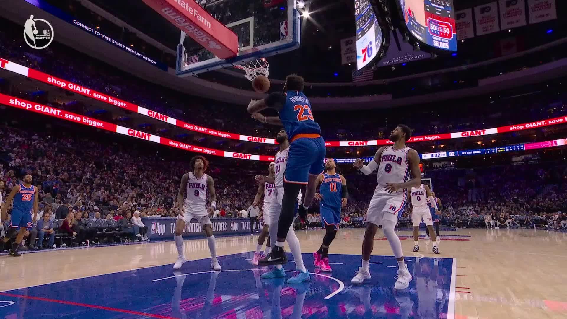 Philadelphia 76ers vs. New York Knicks - 2nd Half Highlights