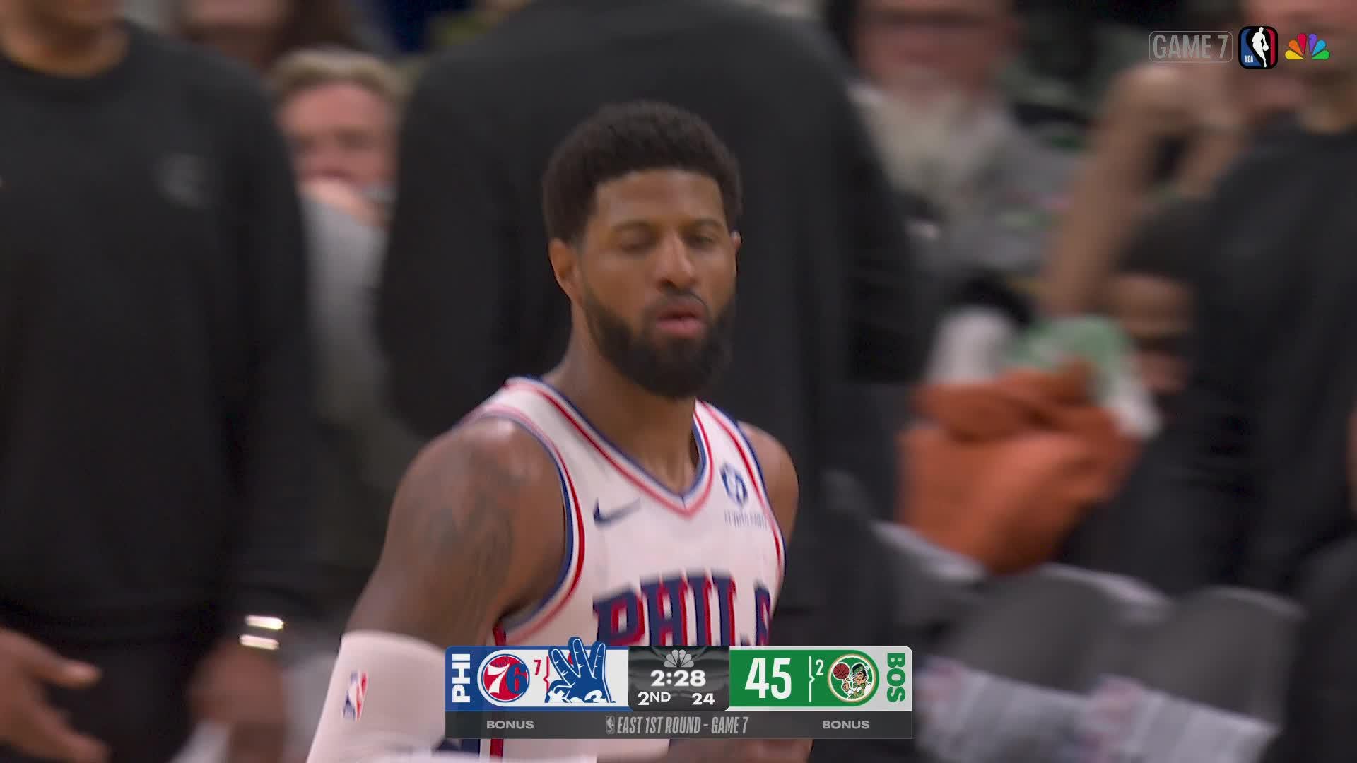 Paul George dials from long distance