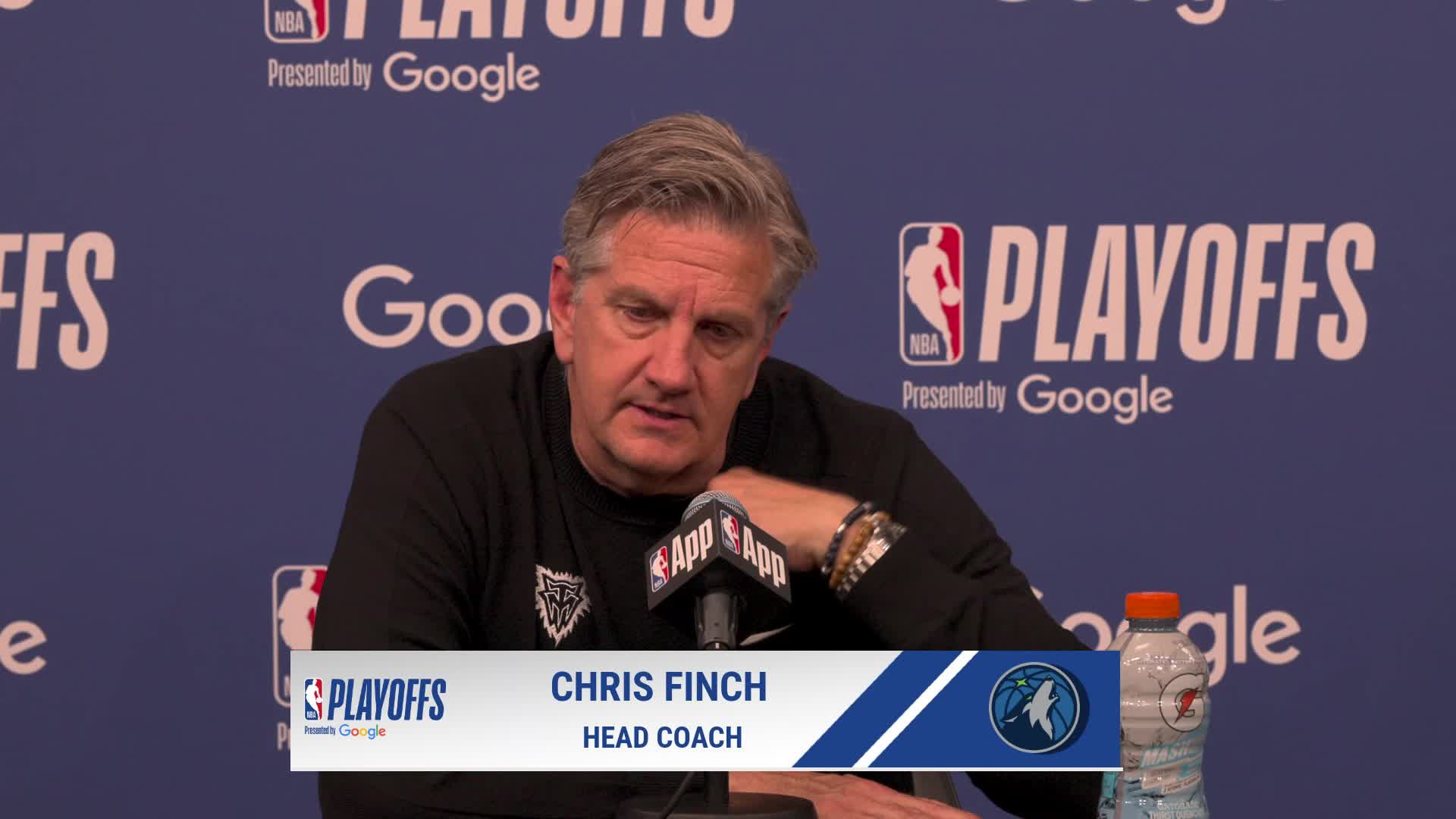 SAS 139, MIN 109: Timberwolves coach Chris Finch Postgame Media Availability