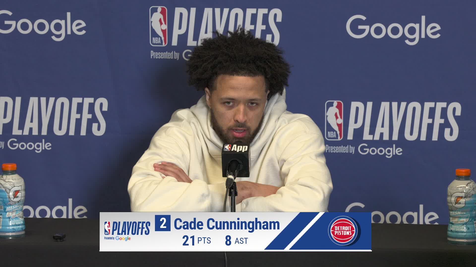 DET 115, CLE 94: Cade Cunningham Postgame Media Availability