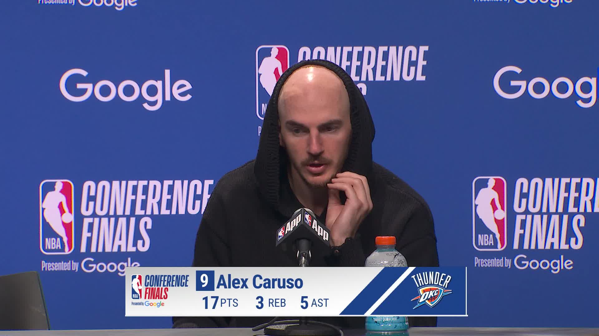 OKC 122, SAS 113: Alex Caruso Postgame Media Availability