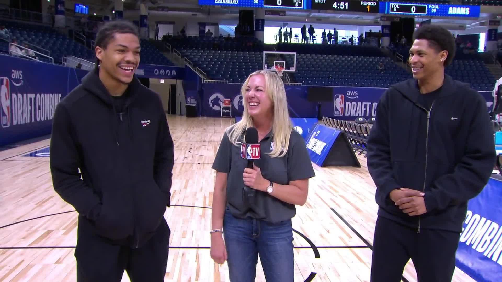 Darius Acuff Jr. and Meleek Thomas join NBA TV broadcast