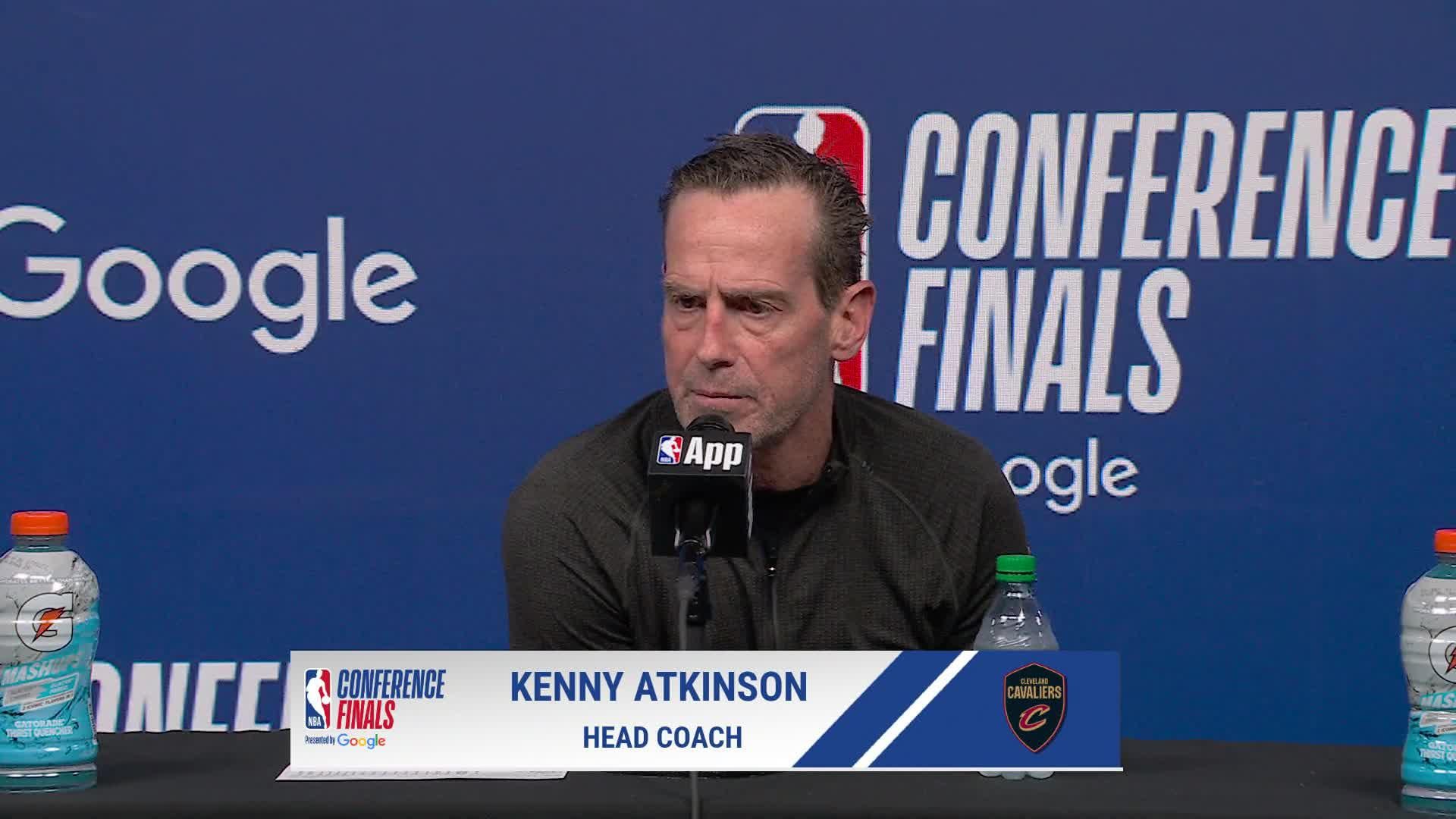 NYK 130, CLE 93: Cavaliers coach Kenny Atkinson Postgame Media Availability