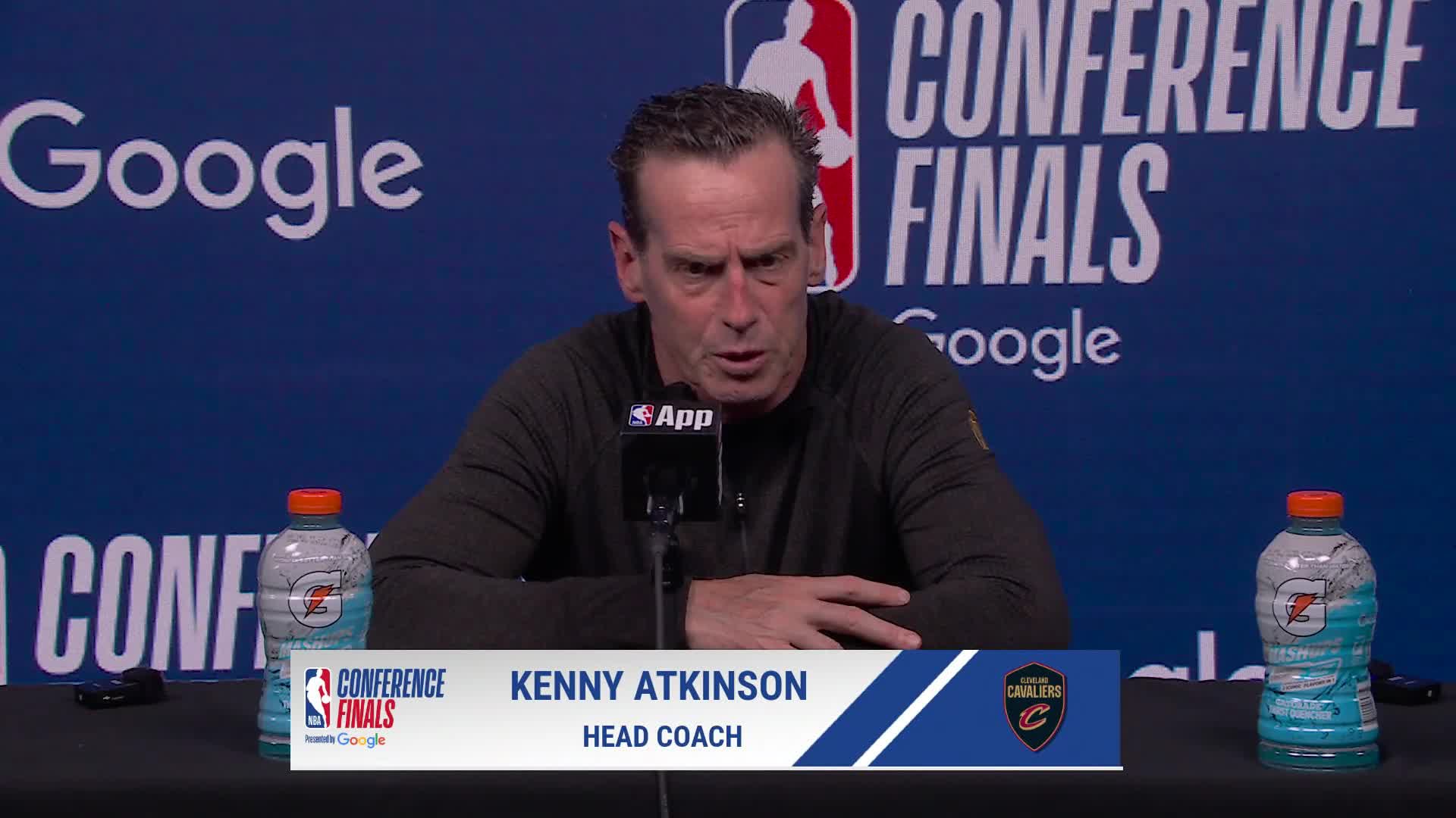 NYK 121, CLE 108: Kenny Atkinson Postgame Media Availability