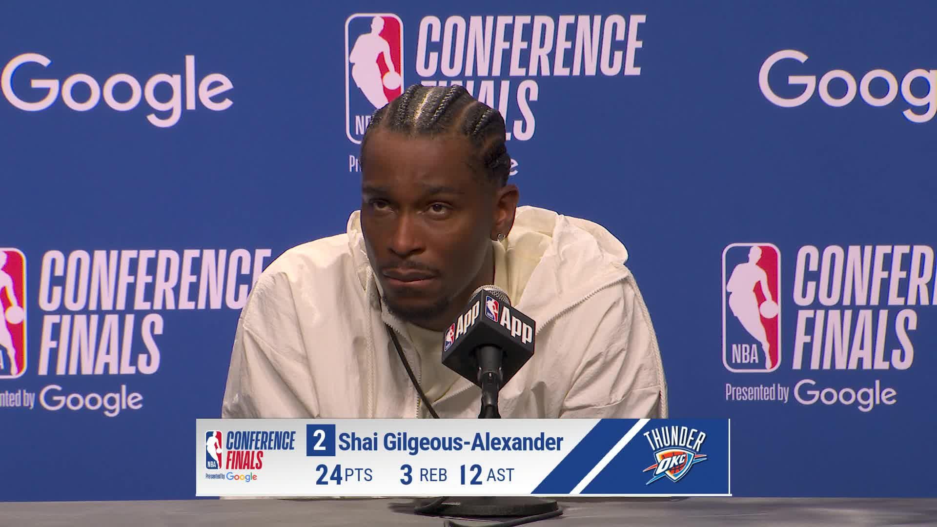 SAS 122, OKC 115: Shai Gilgeous-Alexander Postgame Media Availability