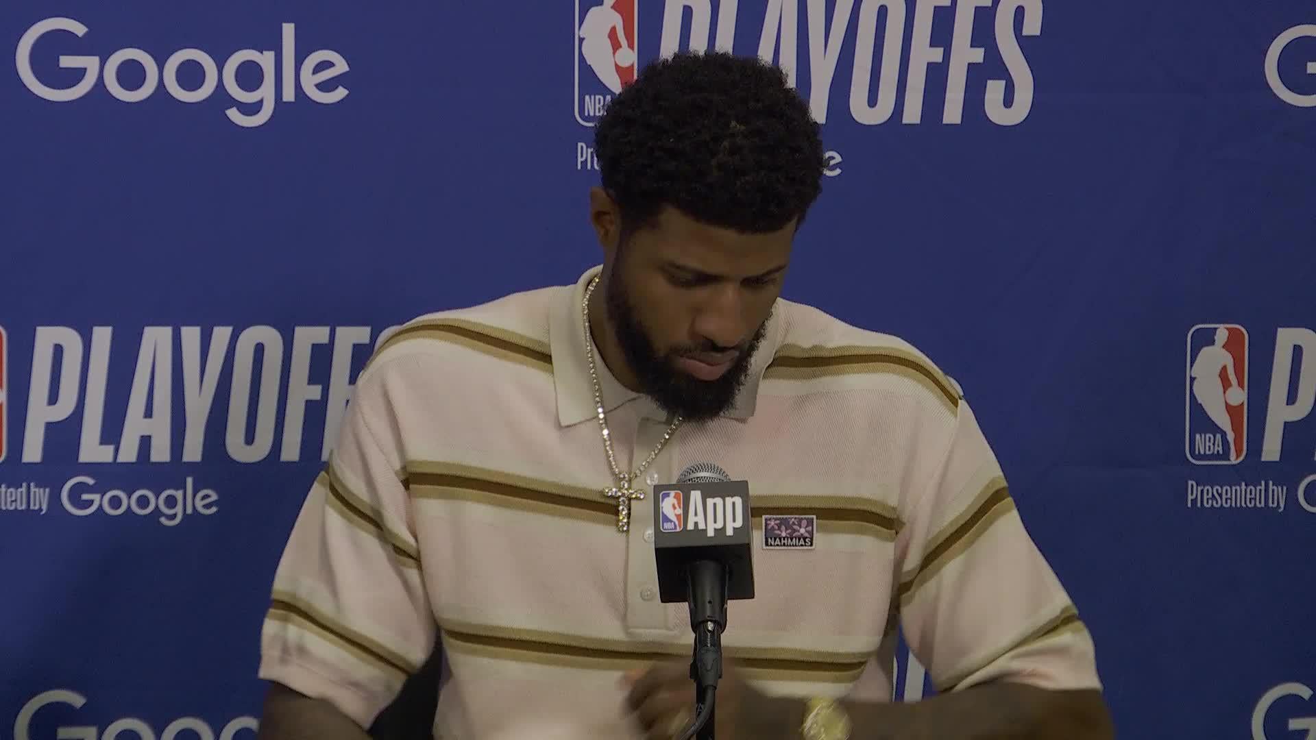 NYK 144, PHI 114: Paul George + Quentin Grimes Postgame Media Availability