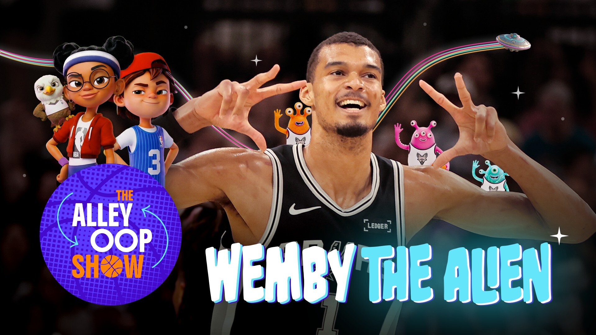 Alley & Oop Show: Victor Wembanyama Is Out of This World | For Kids