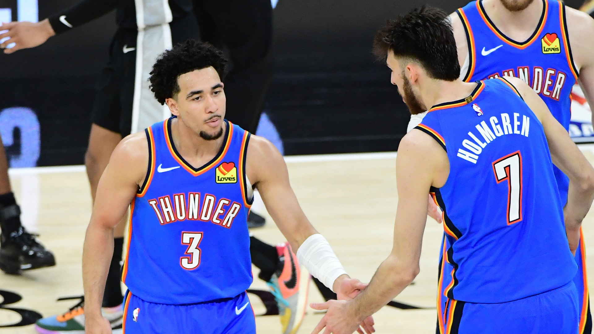 Chet Holmgren compliments play for Jared McCain and Jaylin Williams after Game 3 performances