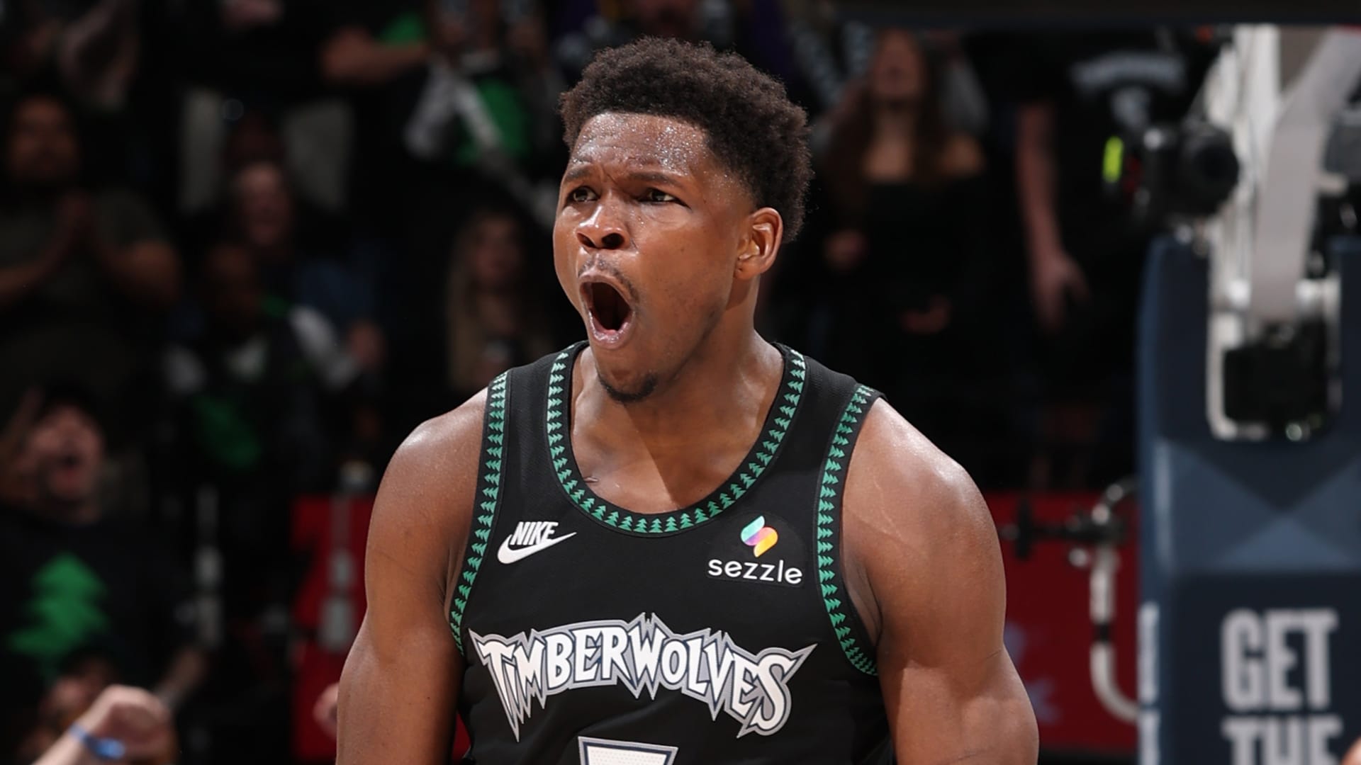 Anthony Edwards catches firecomes up clutch as Wolves tie series at 2
