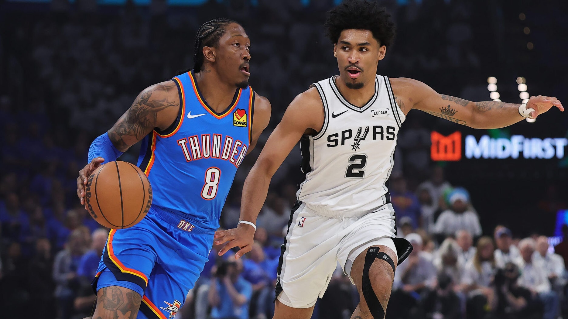 Spurs guards De'Aaron Fox, Dylan Harper cleared to play in Game 3 but Thunder’s Jalen Williams ruled out