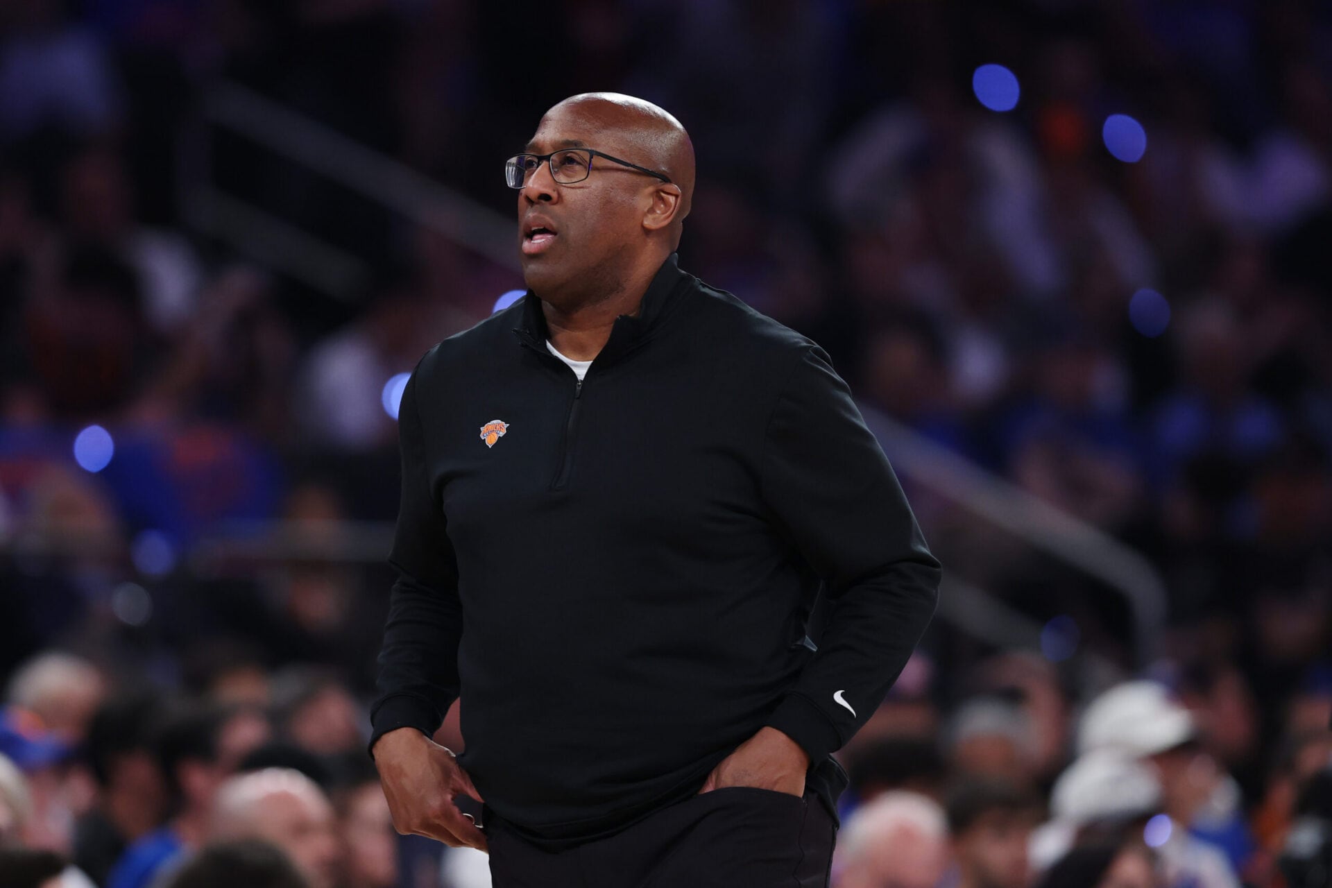 Mike Brown on Jalen Brunson's leadership in Knicks huddle in Game 1