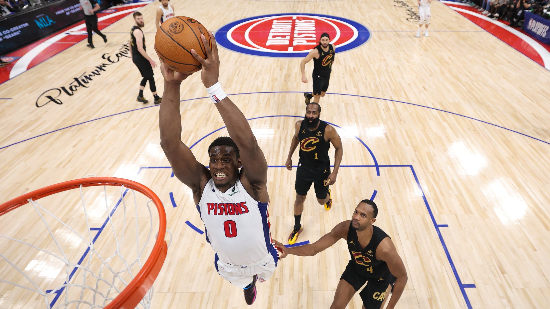 4 takeaways: Pistons muscle -- and shoot -- their way to Game 1 win over the Cavs