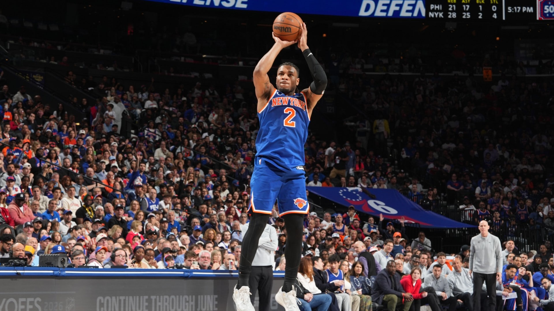 Knicks Sweep 76ers, Dominate East Semis with Record-Setting Performance