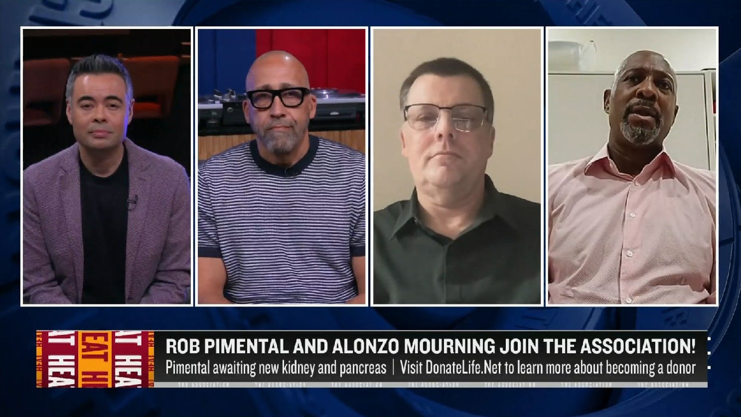 NBA TV: Alonzo Mourning Supports Rob Pimental