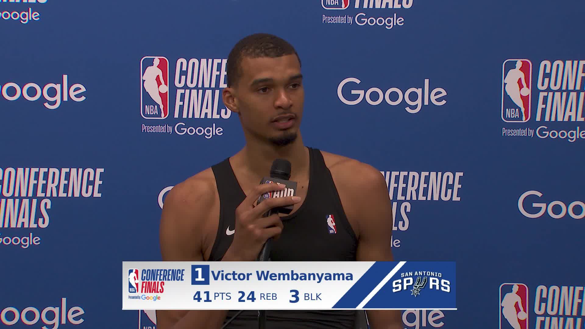 SAS 122, OKC 115: Victor Wembanyama Postgame Media Availability