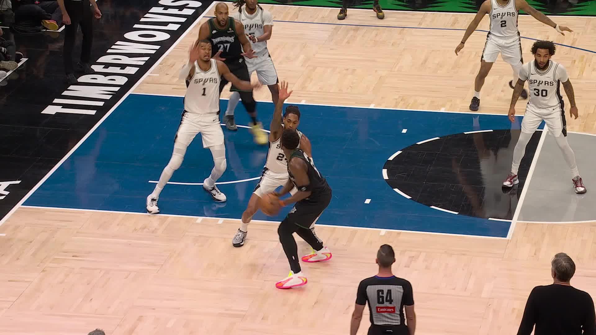 Minnesota Timberwolves vs. San Antonio Spurs - 1st Quarter Highlights