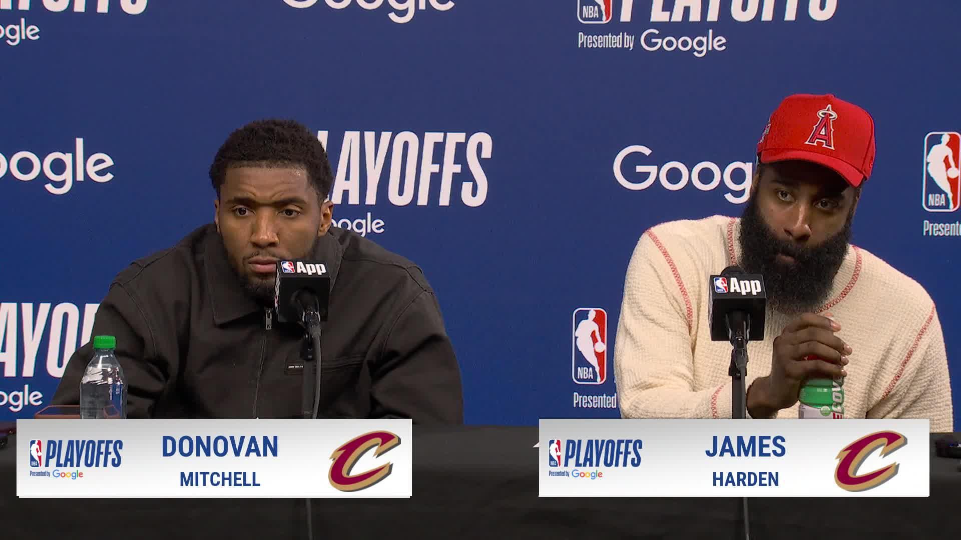 CLE 112, DET 103: Donovan Mitchell, James Harden Postgame Media Availability