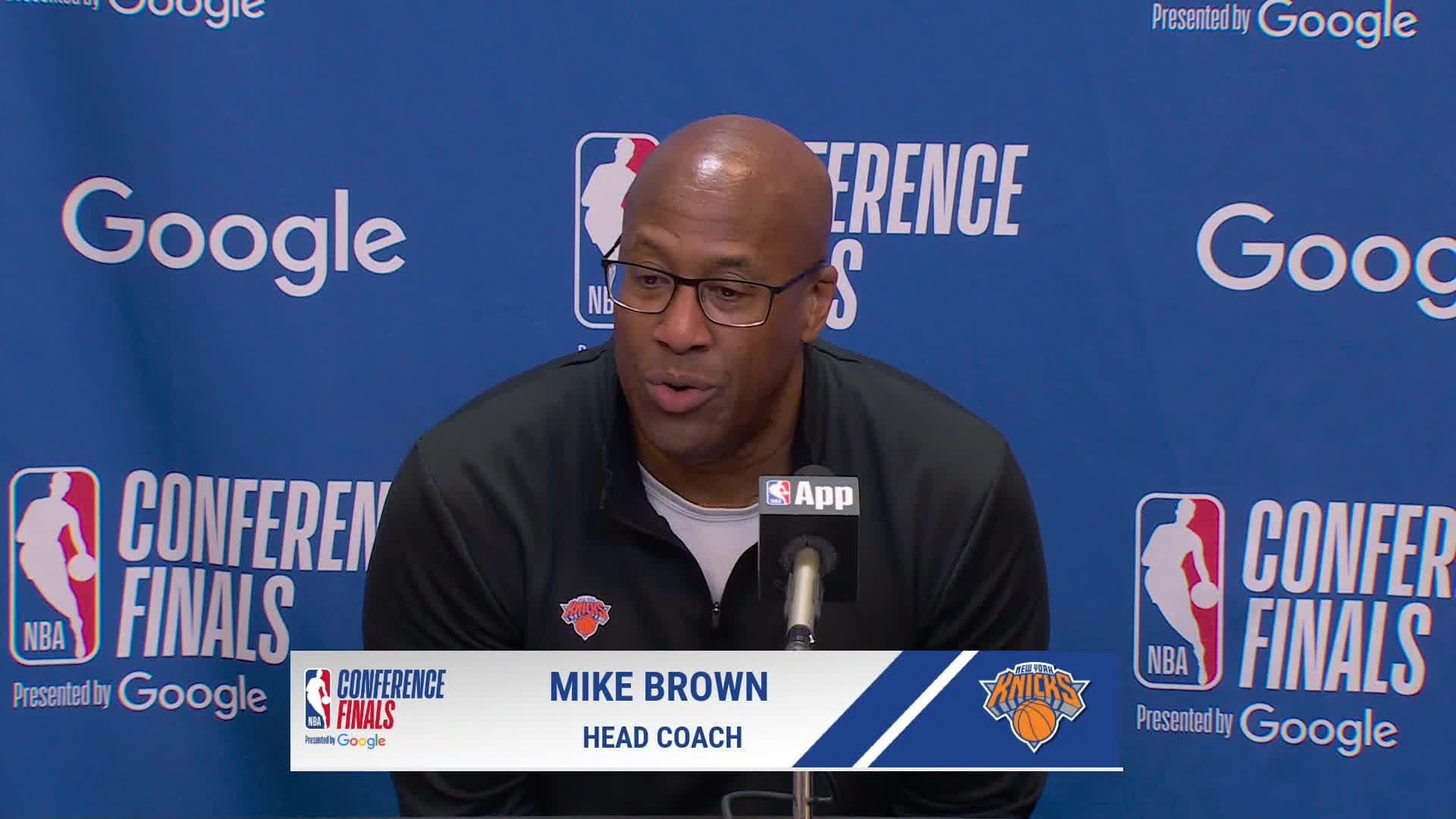 NYK 115, CLE 104: Knicks coach Mike Brown Postgame Media Availability