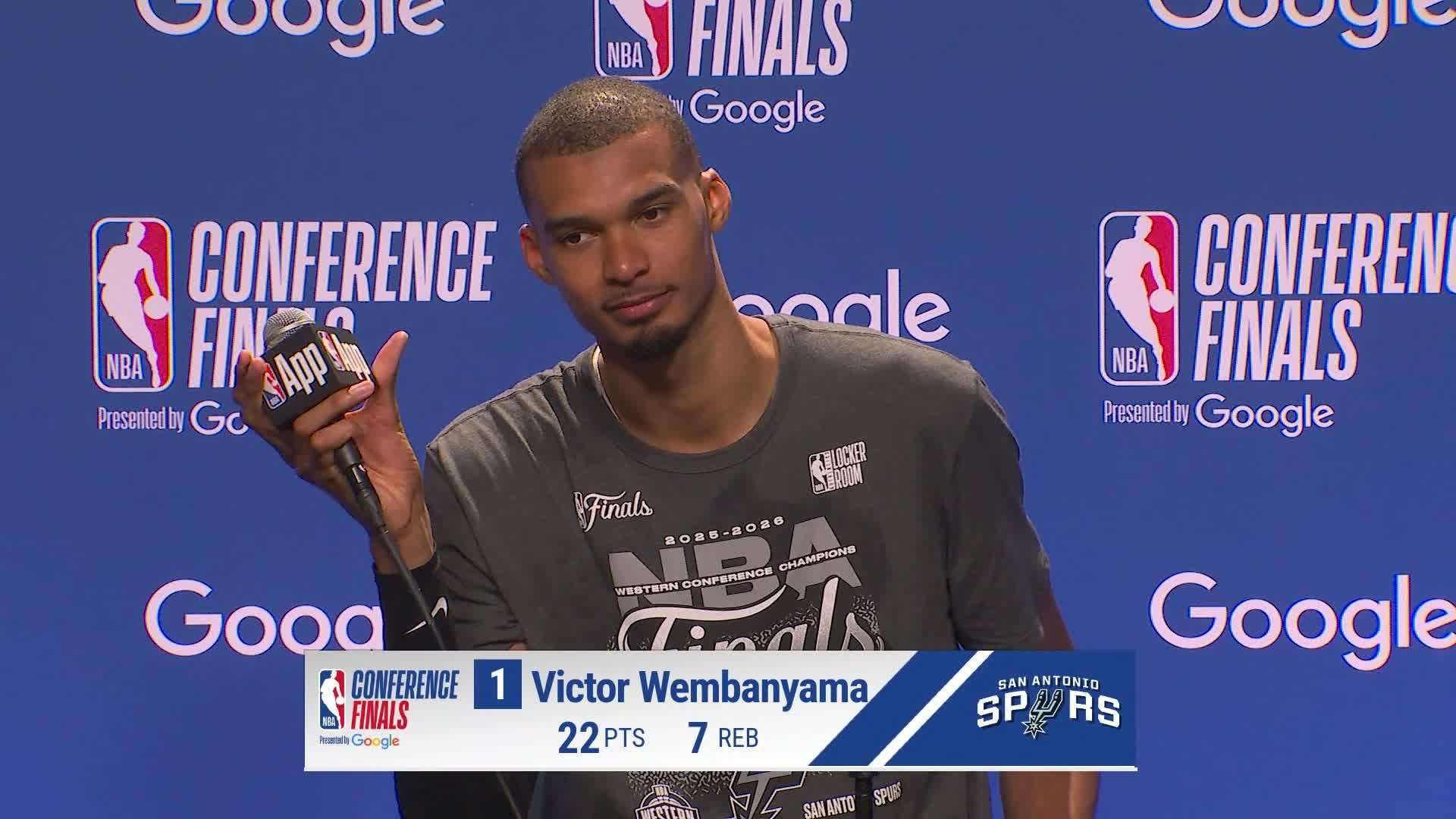 SAS 111, OKC 103: Victor Wembanyama Postgame Media Availability
