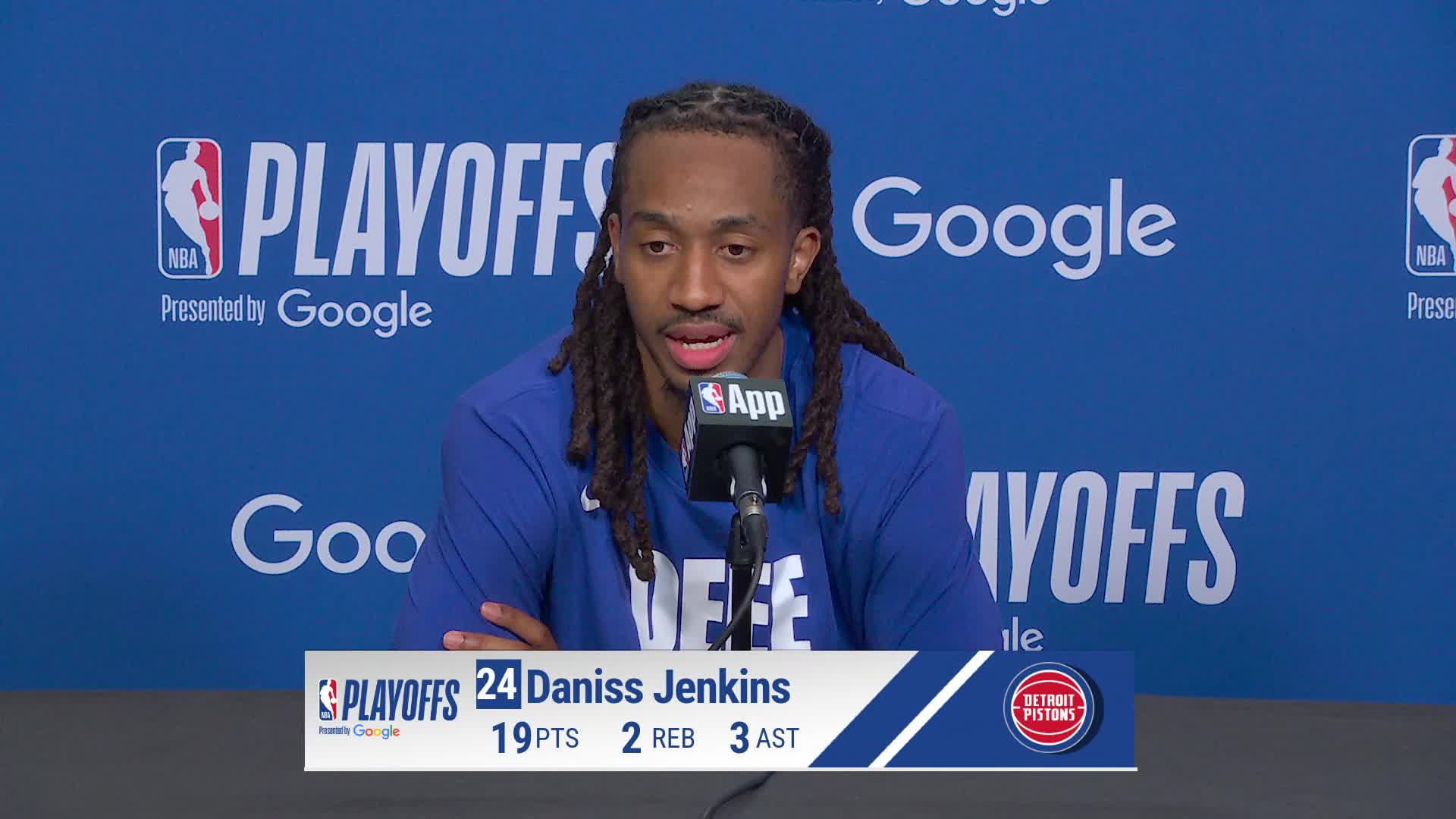 CLE 117, DET 113: Daniss Jenkins Postgame Media Availability