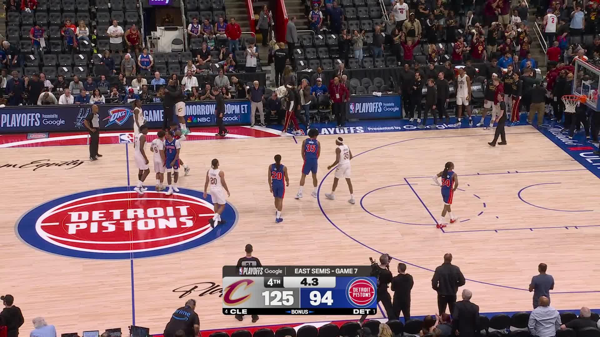Detroit Pistons vs. Cleveland Cavaliers - 4th Quarter Highlights