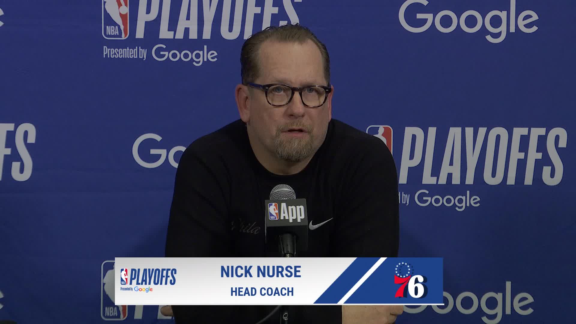 NYK 144, PHI 114: Sixers coach Nick Nurse Postgame Media Availability