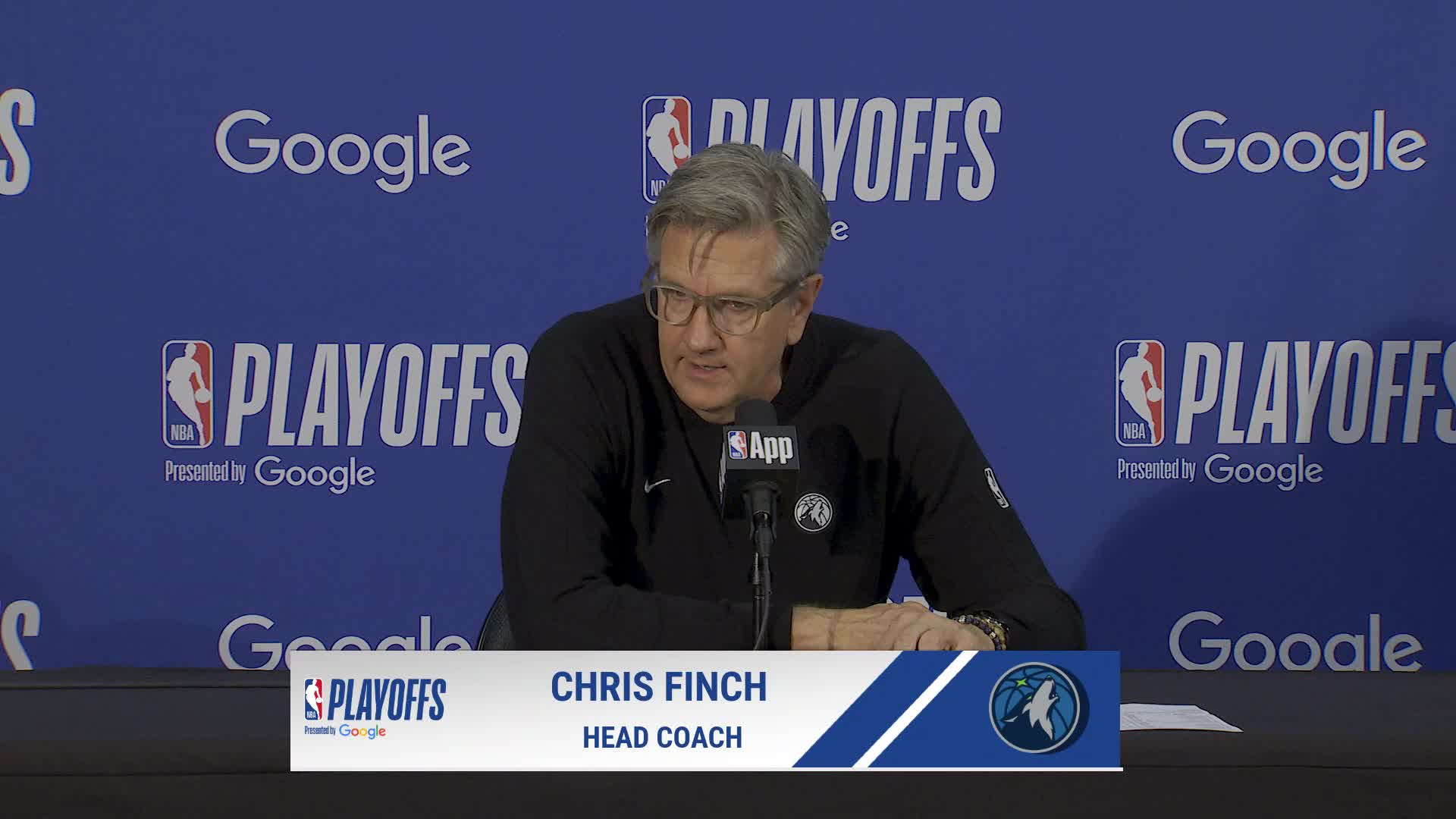 SAS 126, MIN 97: Timberwolves coach Chris Finch Postgame Media Availability