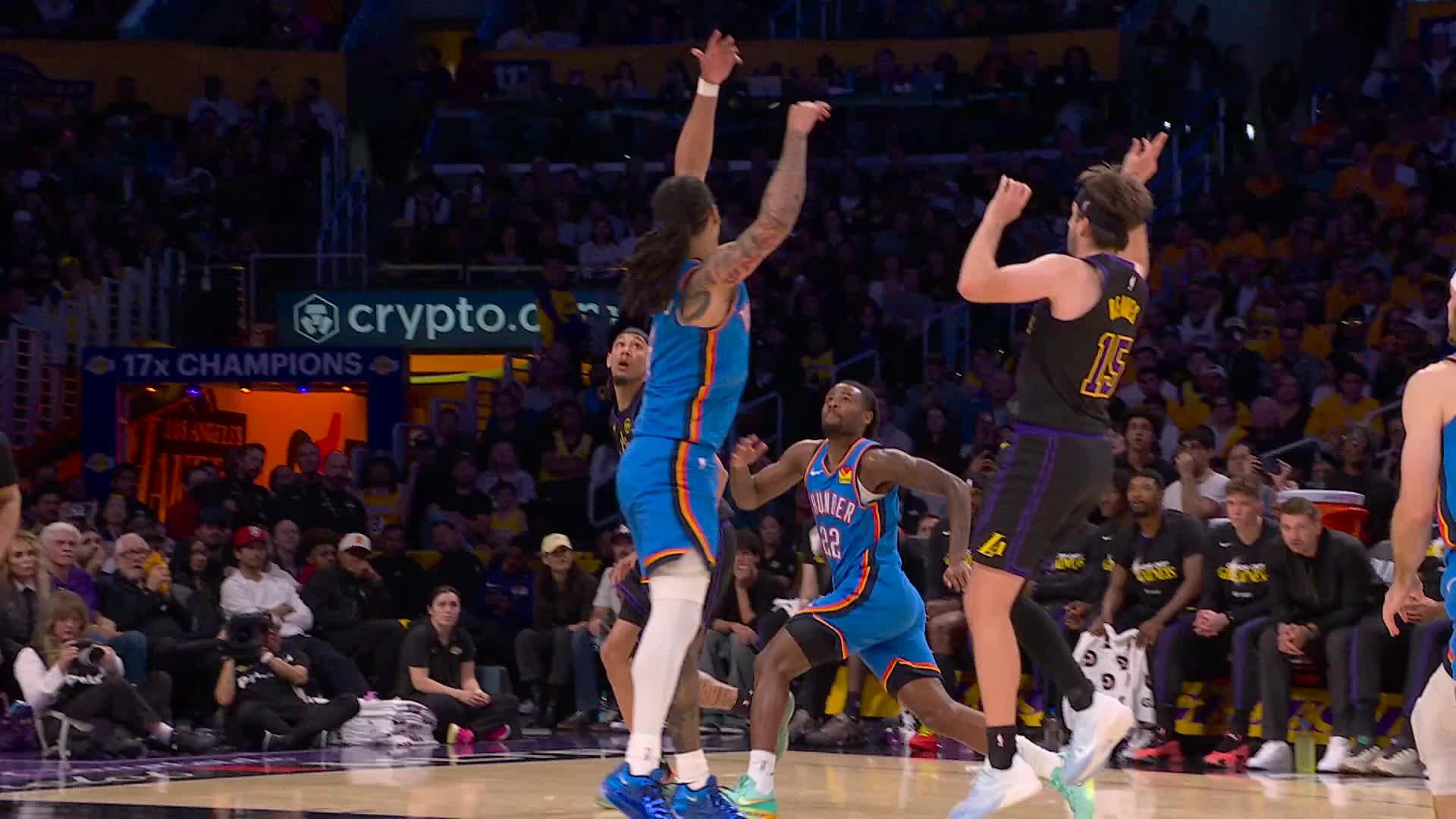 Jaxson Hayes ascends for the slam!