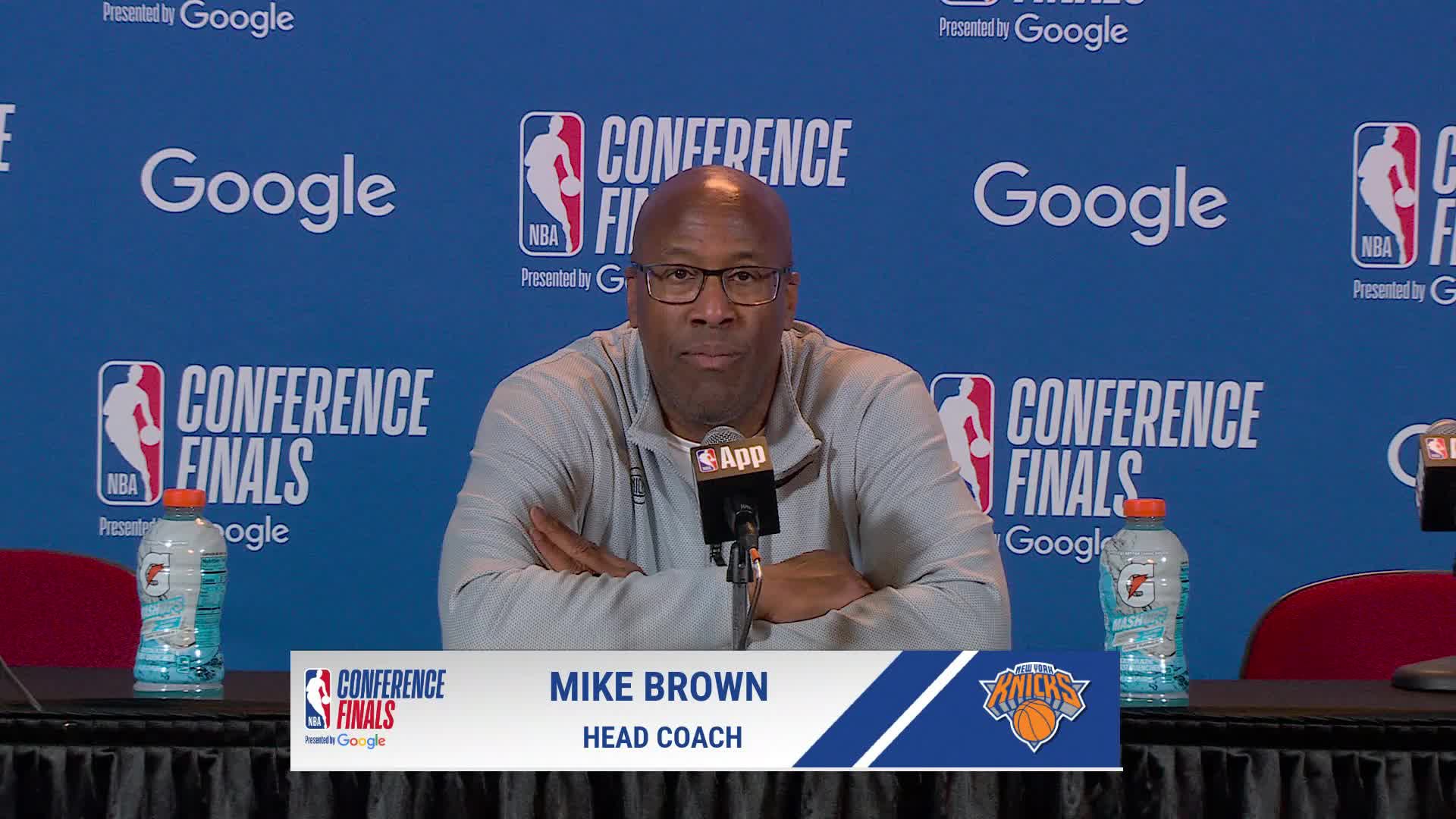 NYK 130, CLE 93: Knicks coach Mike Brown Postgame Media Availability