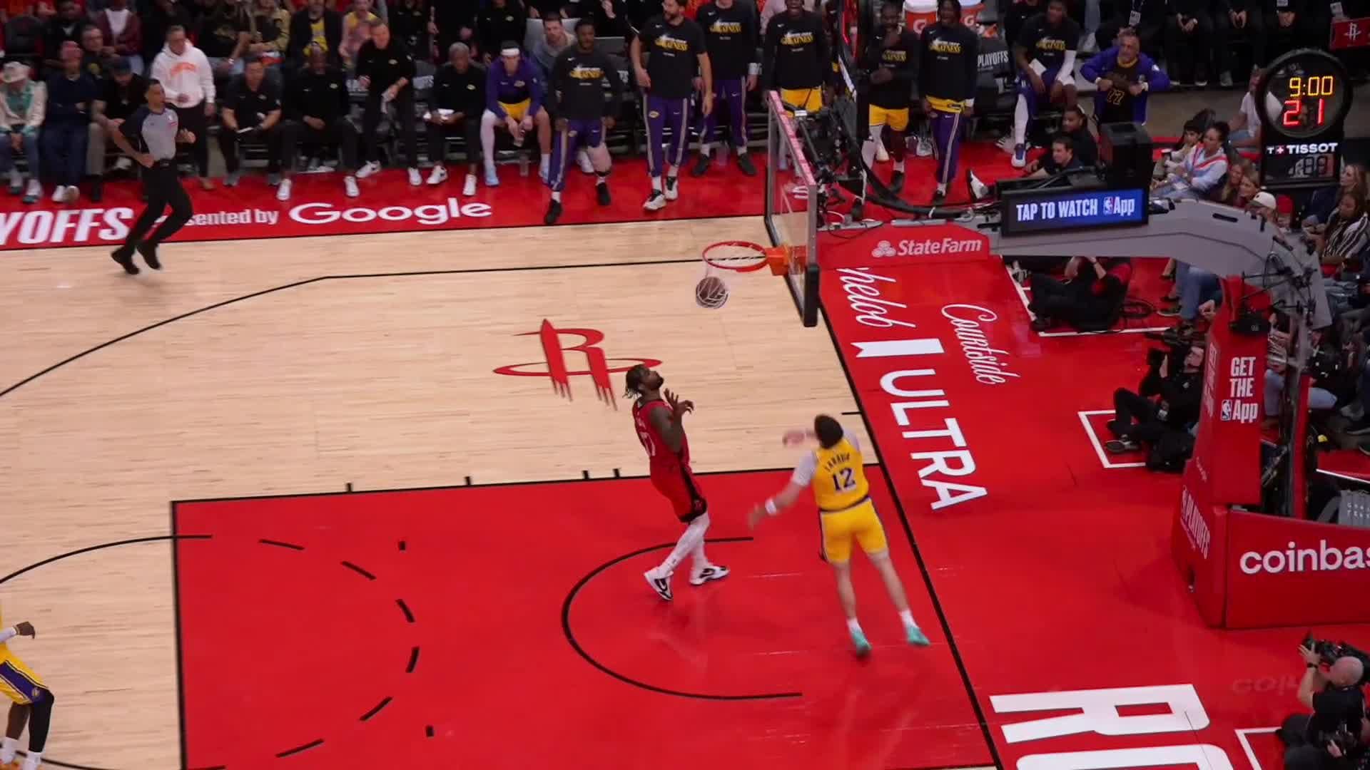 Houston Rockets vs. Los Angeles Lakers - 1st Half Highlights