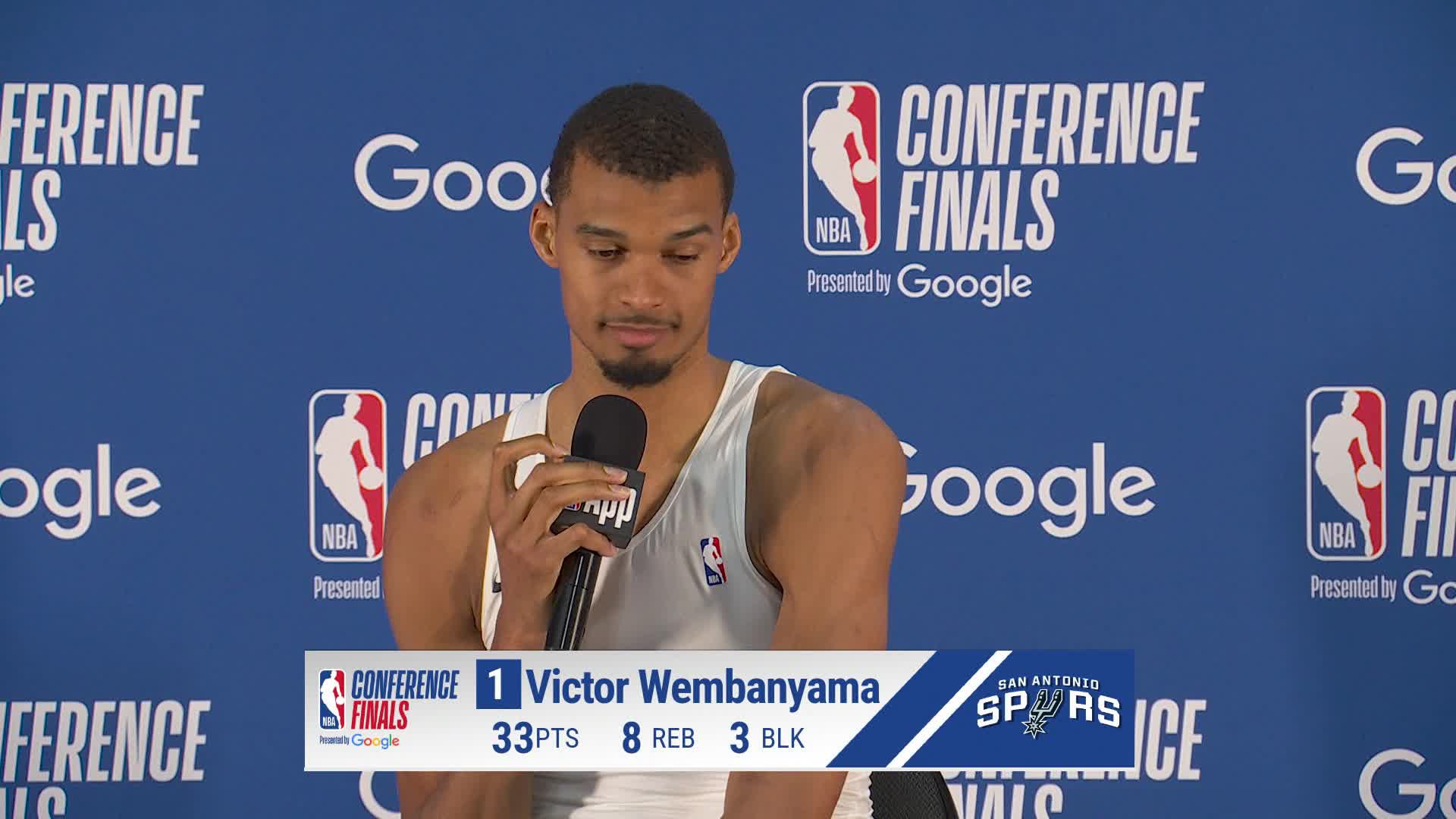 SAS 103, OKC 82: Victor Wembanyama Postgame Media Availability