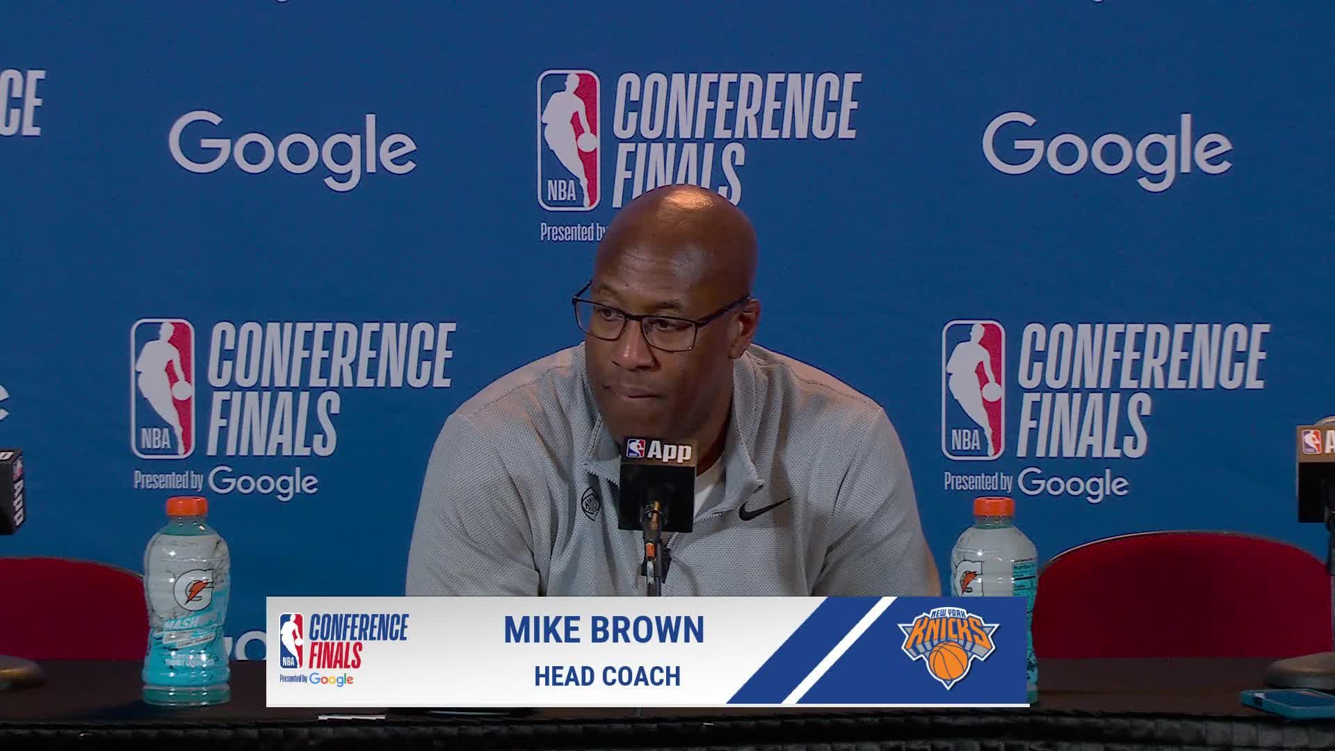 NYK 121, CLE 108: Mike Brown Postgame Media Availability