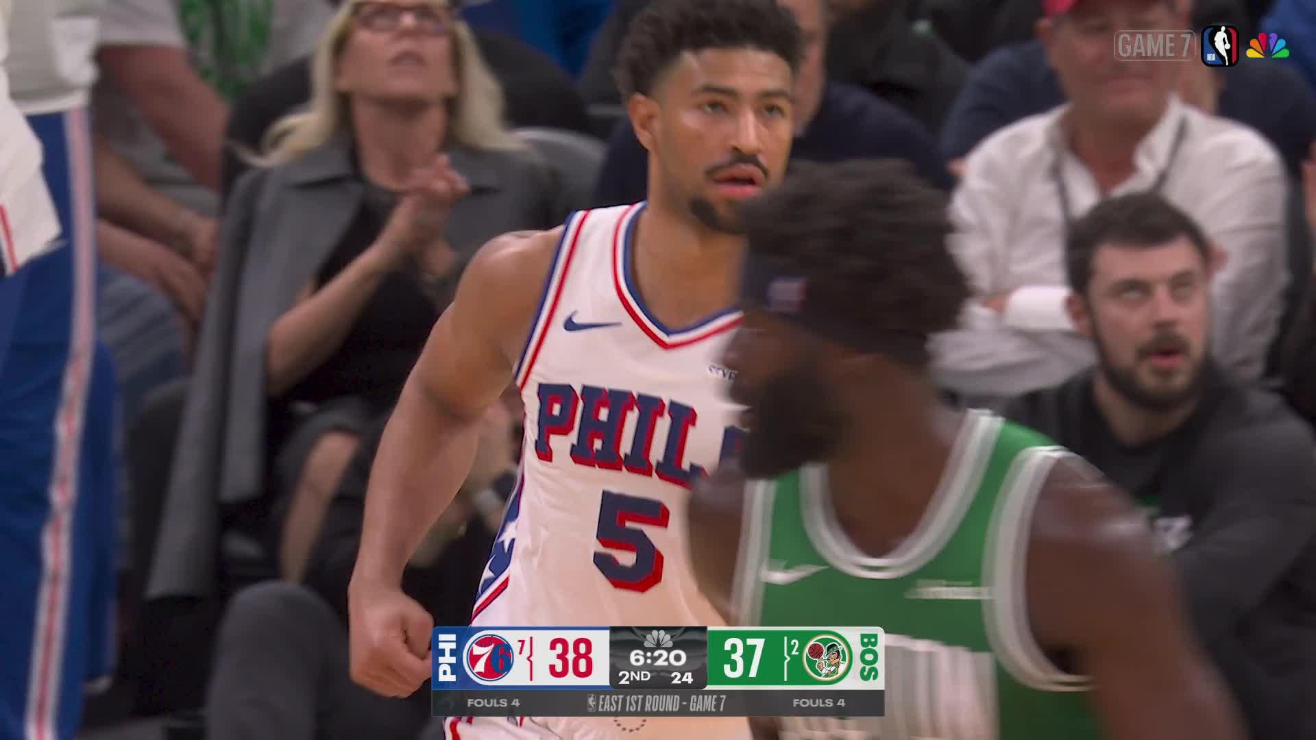 Quentin Grimes with the dunk