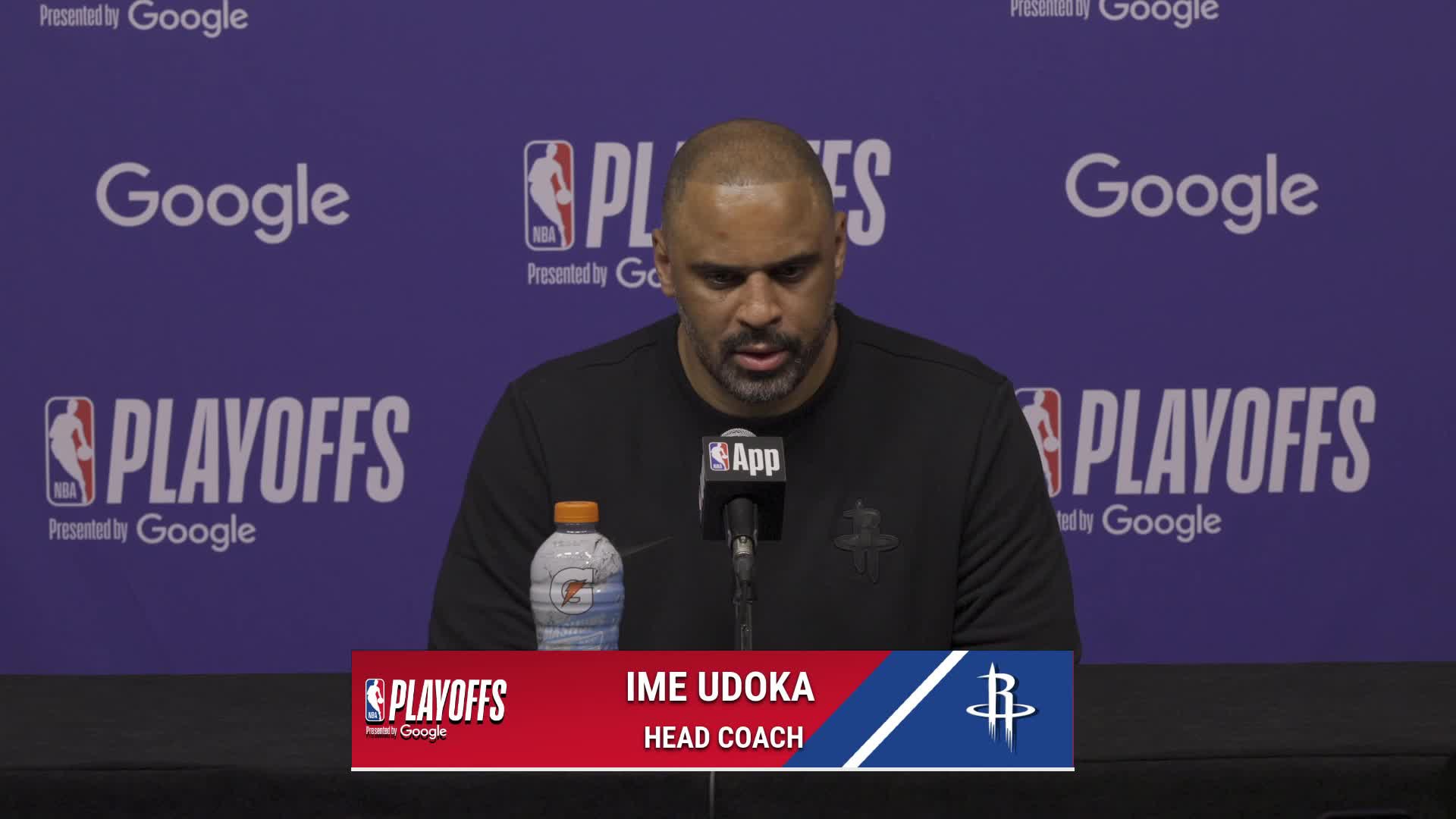 LAL 98, HOU 78: Rockets coach Ime Udoka Postgame Media Availability