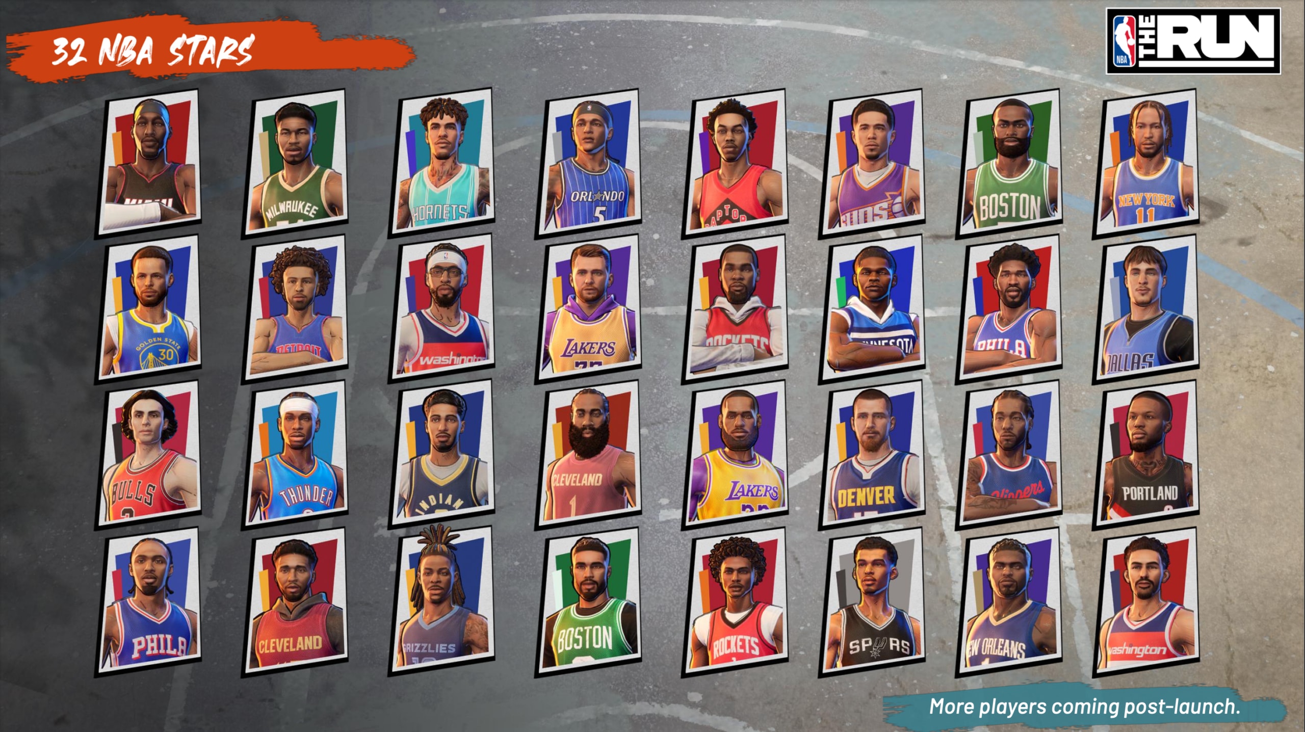 Which NBA players will be in ‘NBA The Run’ for launch on June 9?