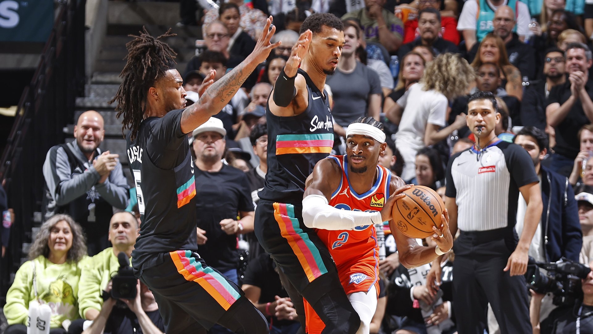 Thunder, Spurs in search of 2-1 lead in WCF