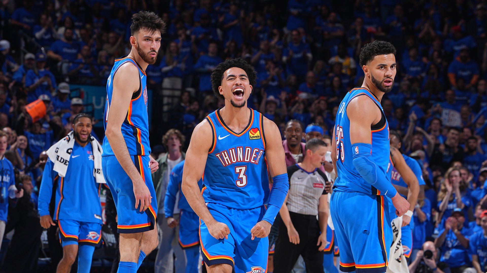 Starting 5: Versatile Thunder roll in Game 1