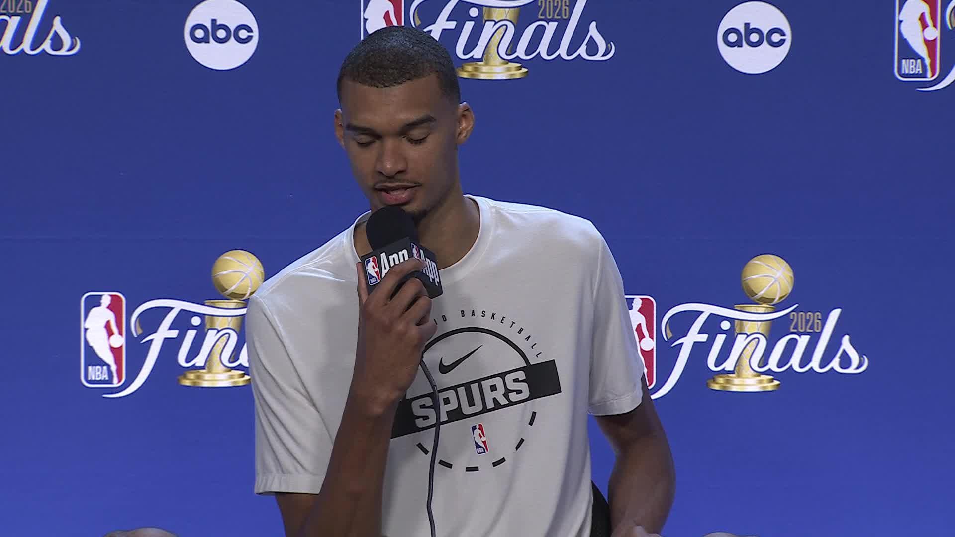 NYK 105, SAS 95: Victor Wembanyama Postgame Media Availability