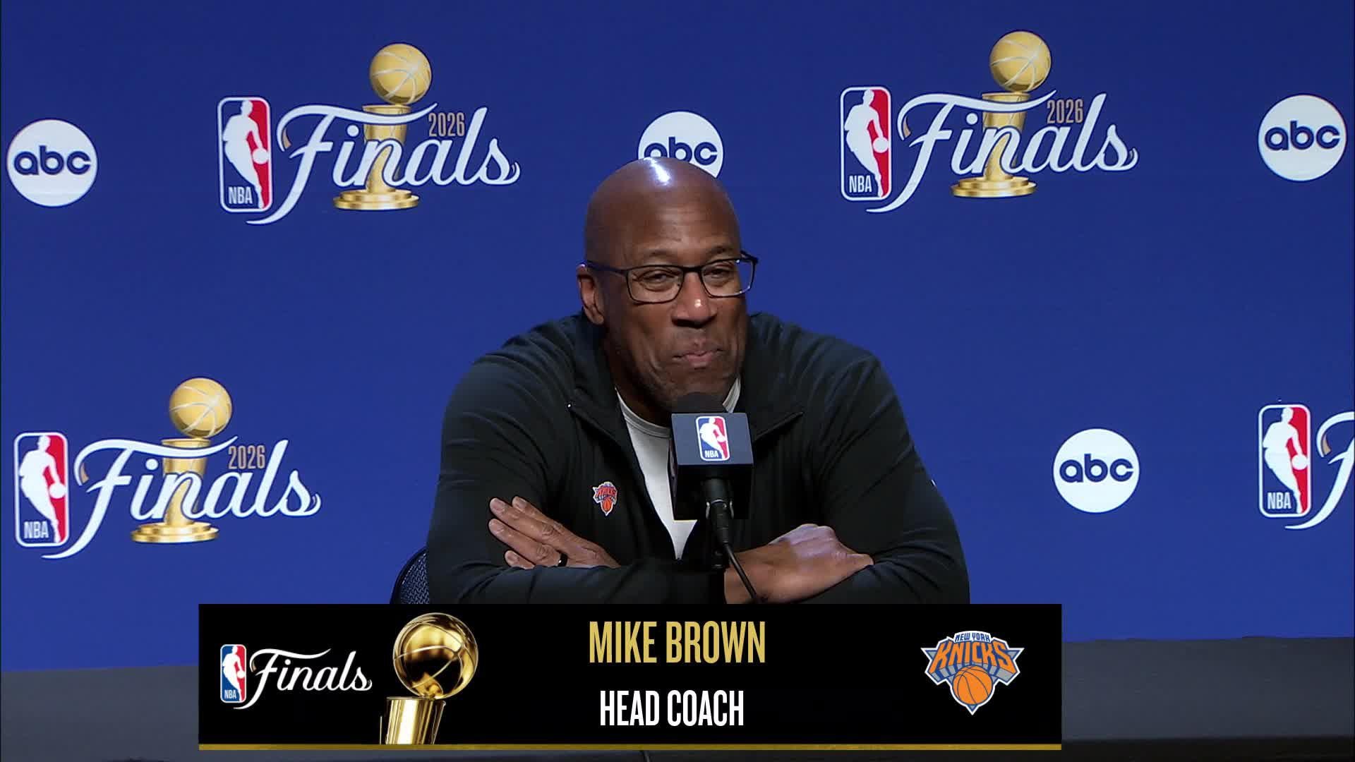 Knicks coach Mike Brown Pregame Media Availability | June 8