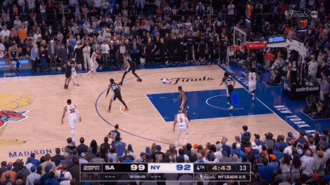 Jose Alvarado assist to OG Anunoby corner 3-pointer