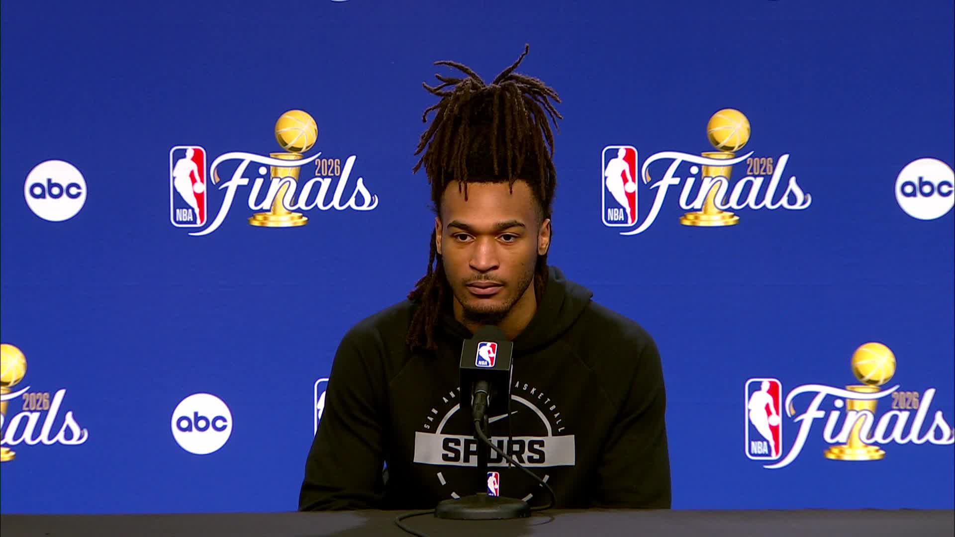 Stephon Castle's Finals Media Availability | June 7